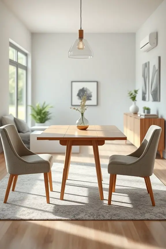 versatile space saving dining solution