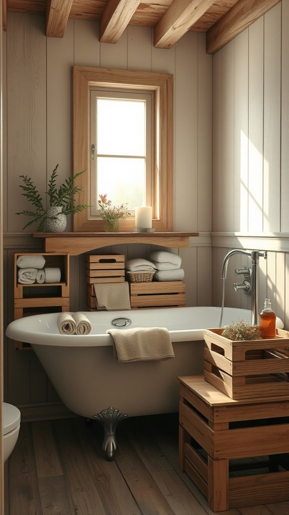 versatile wooden crate storage