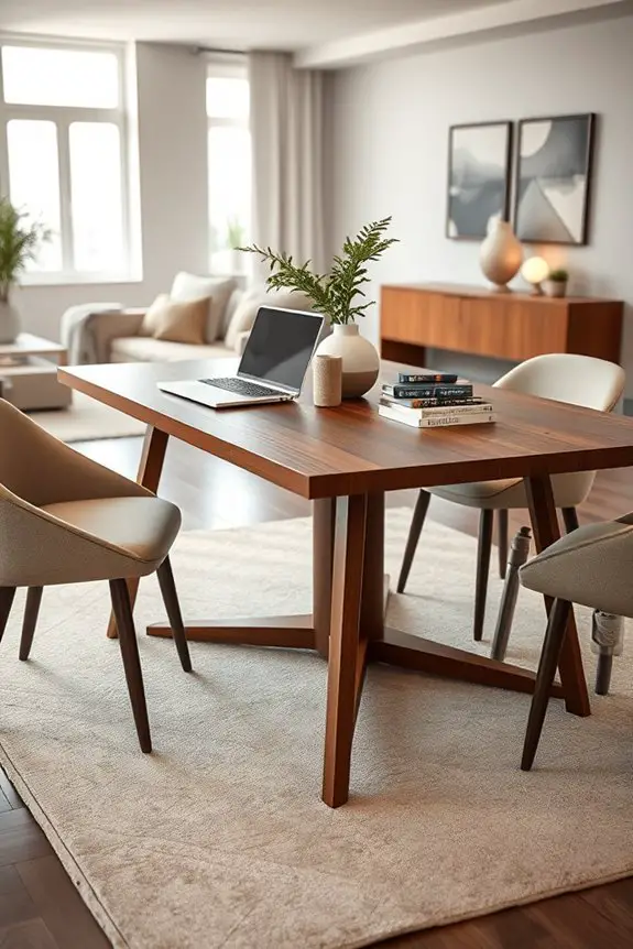 versatile workspace dining table