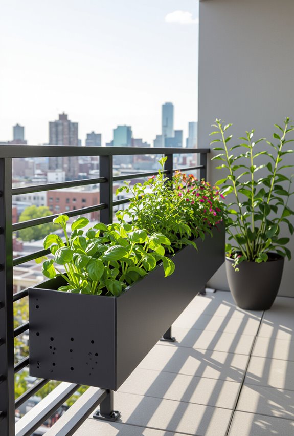 vertical balcony gardening solution