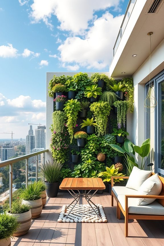 vertical garden balcony oasis