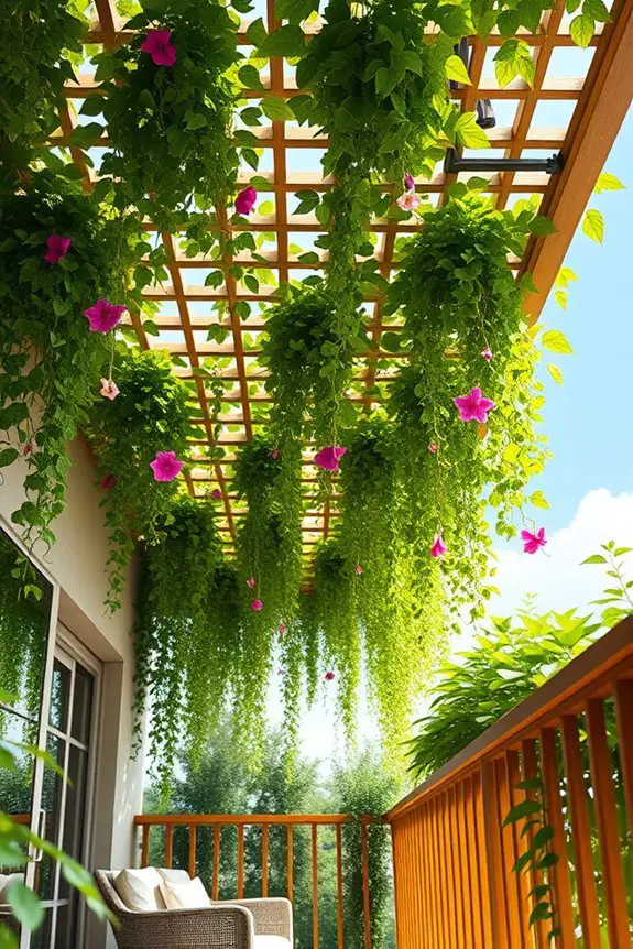 vertical garden ceiling oasis