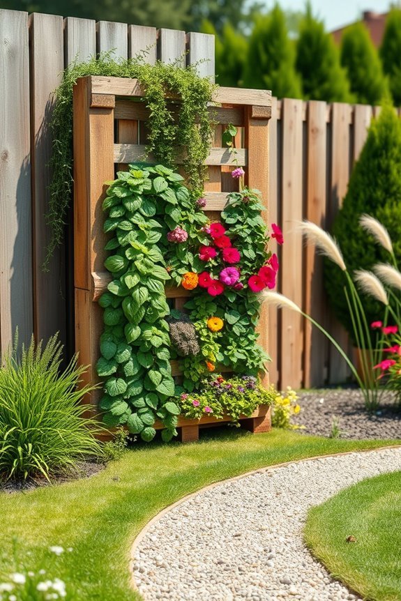 vertical garden diy project