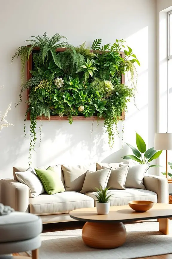 vertical garden living enhancement