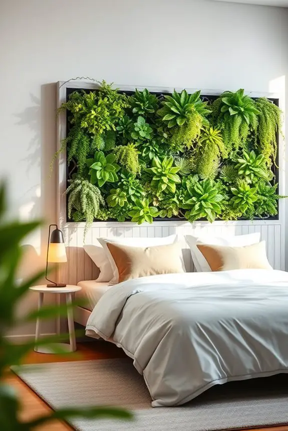 vertical garden wall creation