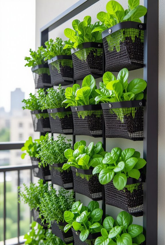 vertical gardening for greens
