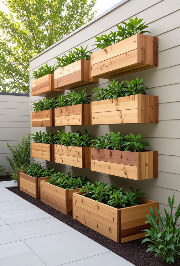 vertical gardening space saving design