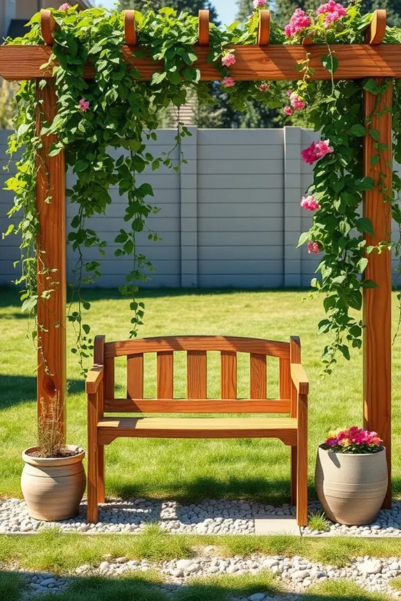 vertical gardening with trellis