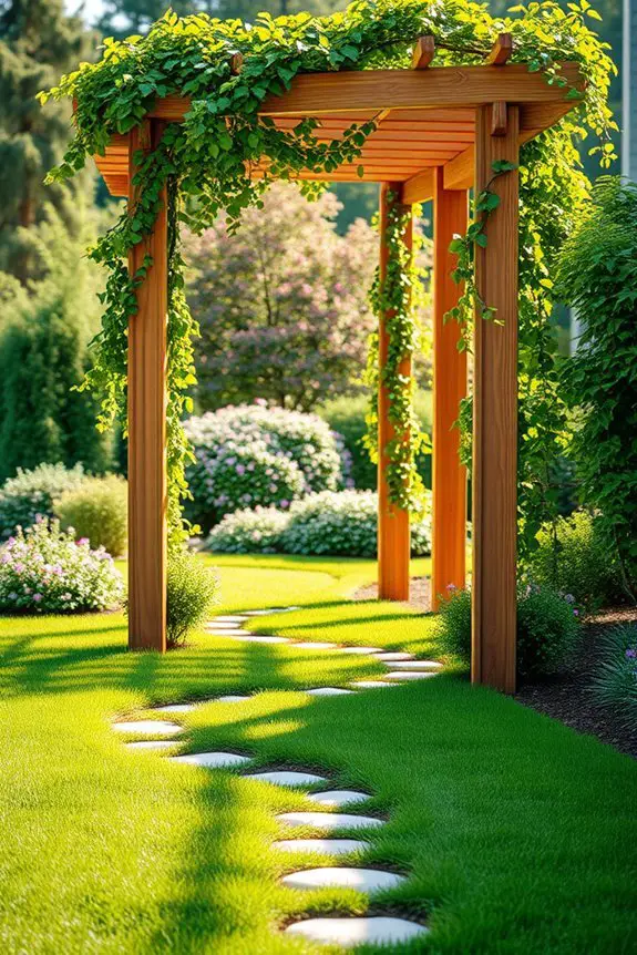 vertical gardening with trellises