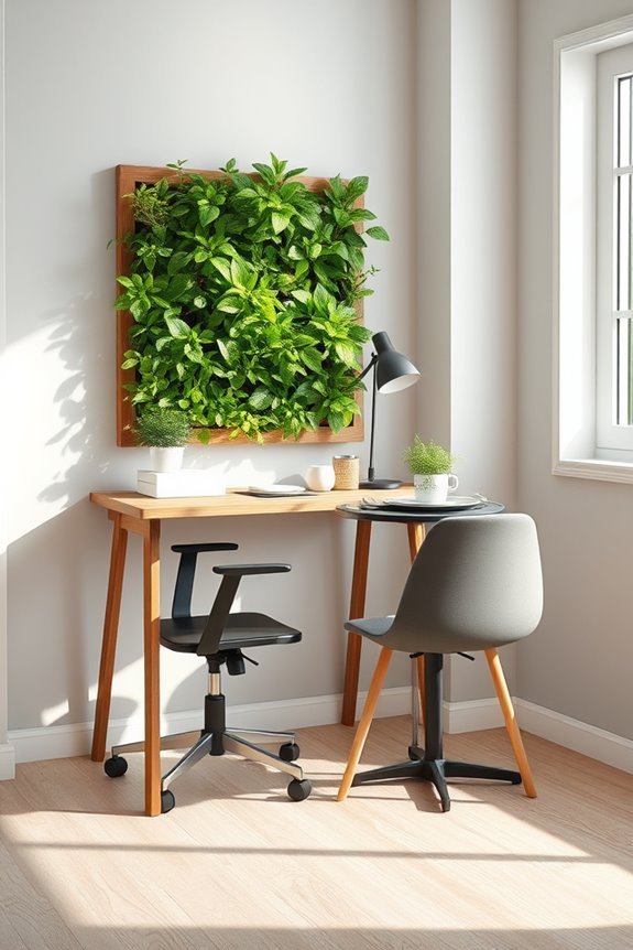 vertical gardens enhance ambiance