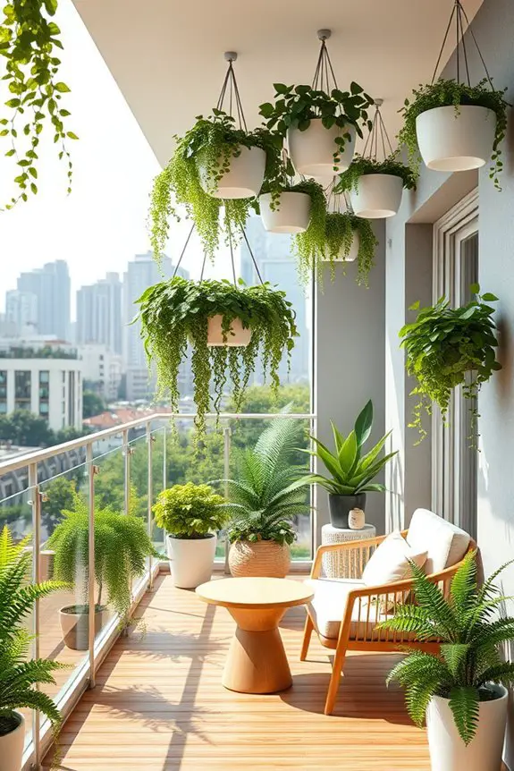 vertical greenery enhances balconies