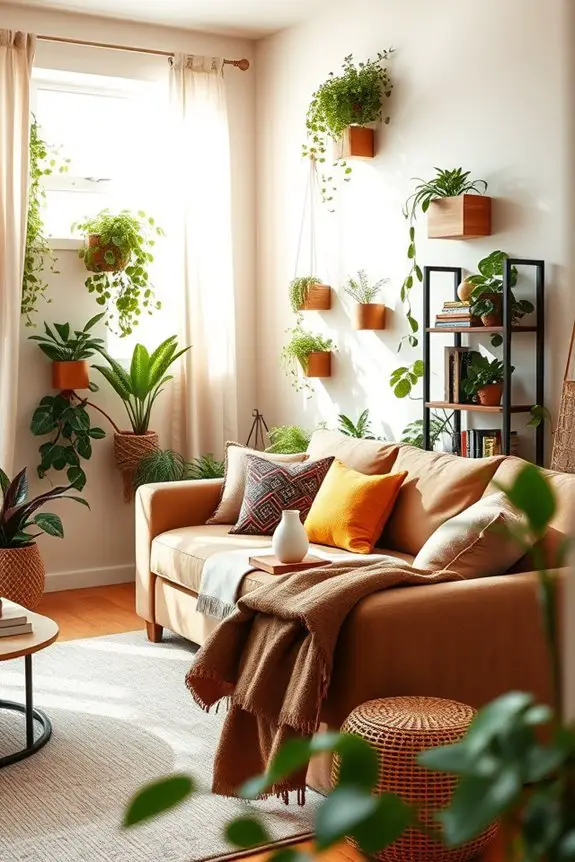 vertical greenery for decor