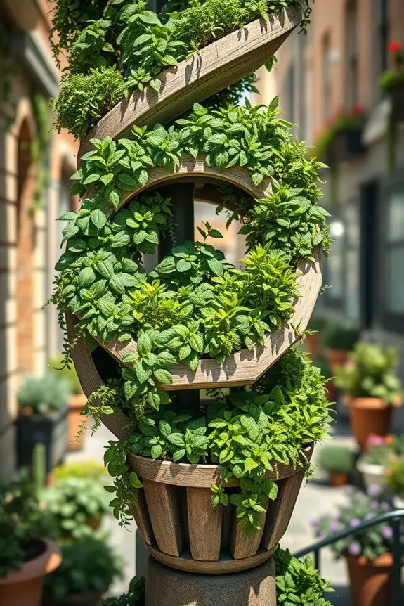 vertical herb garden design