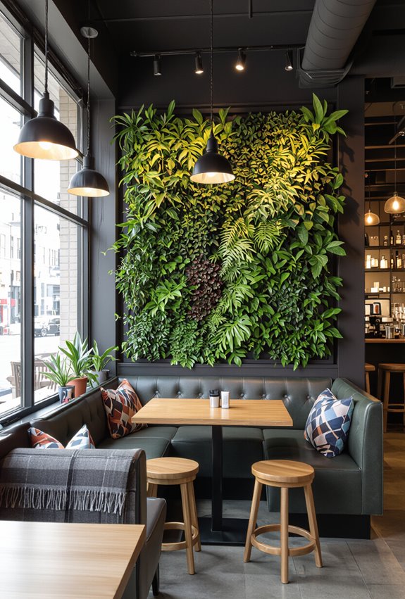 vertical living wall centerpiece