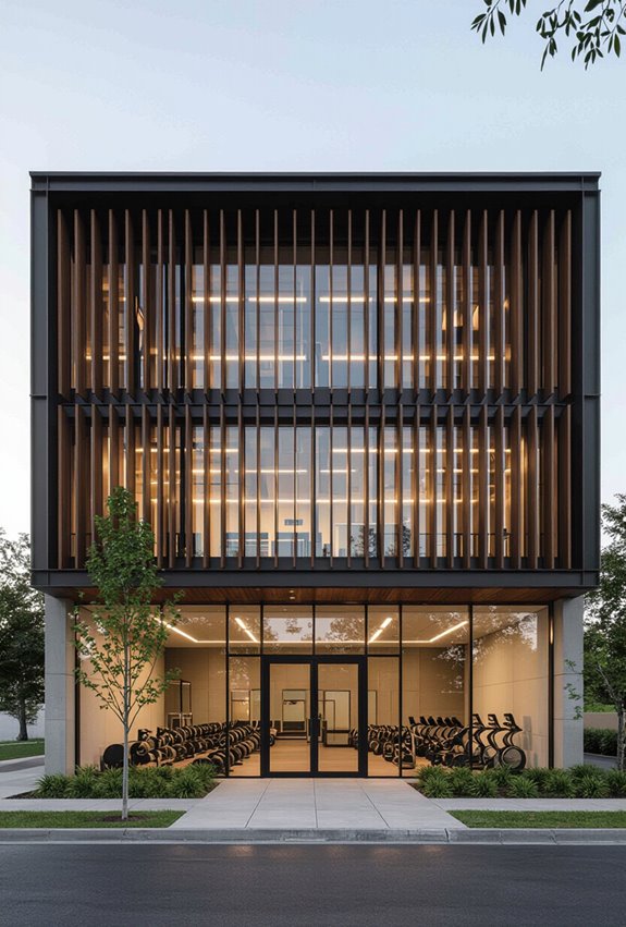 vertical louvers for fa ade