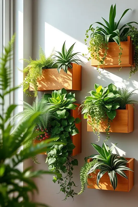 vertical planter box installation