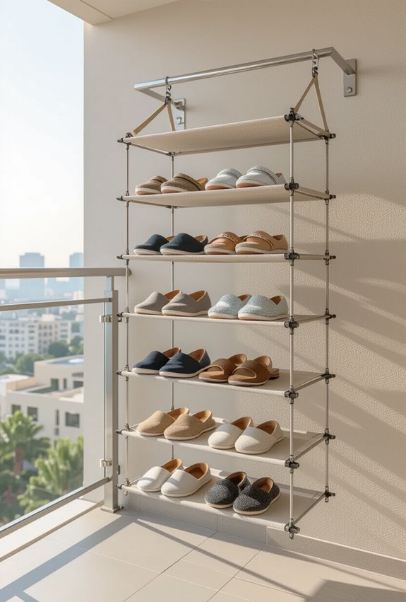 vertical shoe drying solution