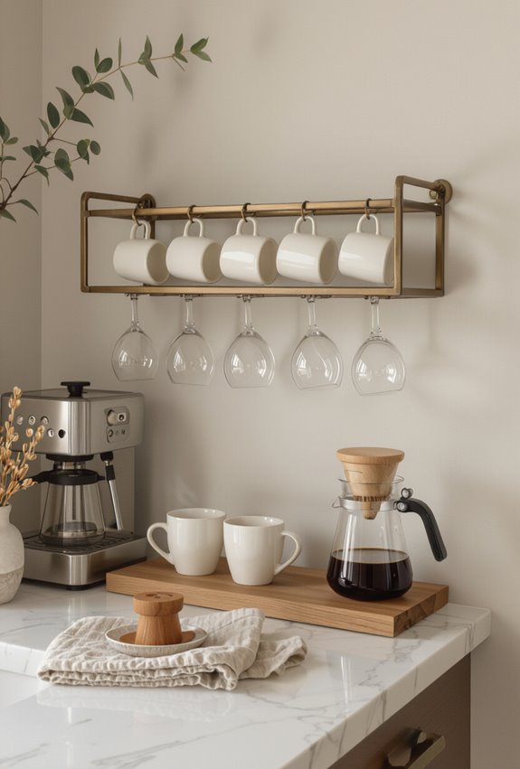 vertical slim espresso cupholder