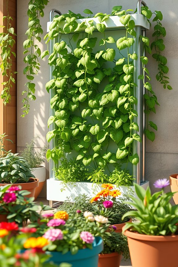 vertical space gardening solution