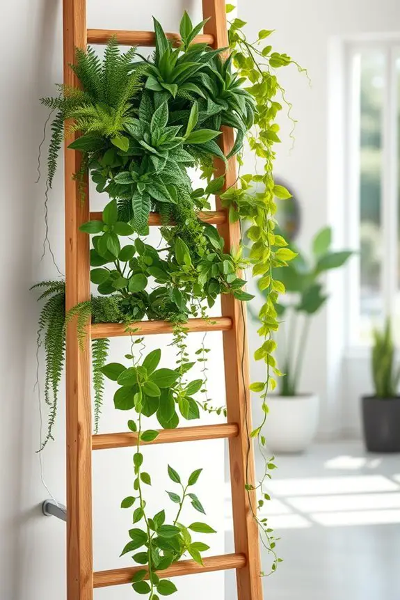vertical space plant display
