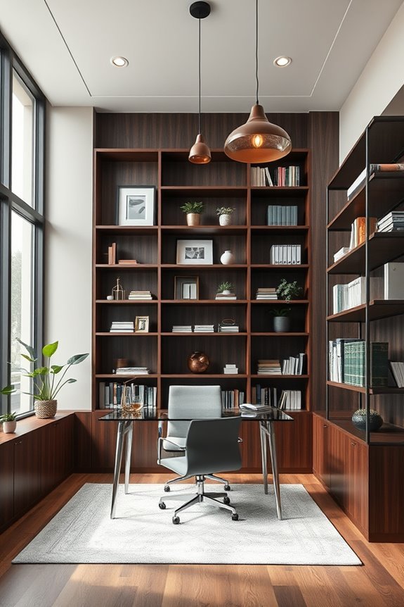 vertical storage and decor