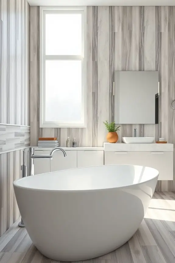 vertical stripes enhance space