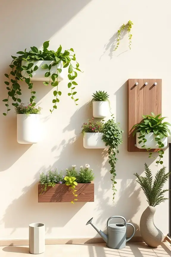 vertical wall planters elevate spaces