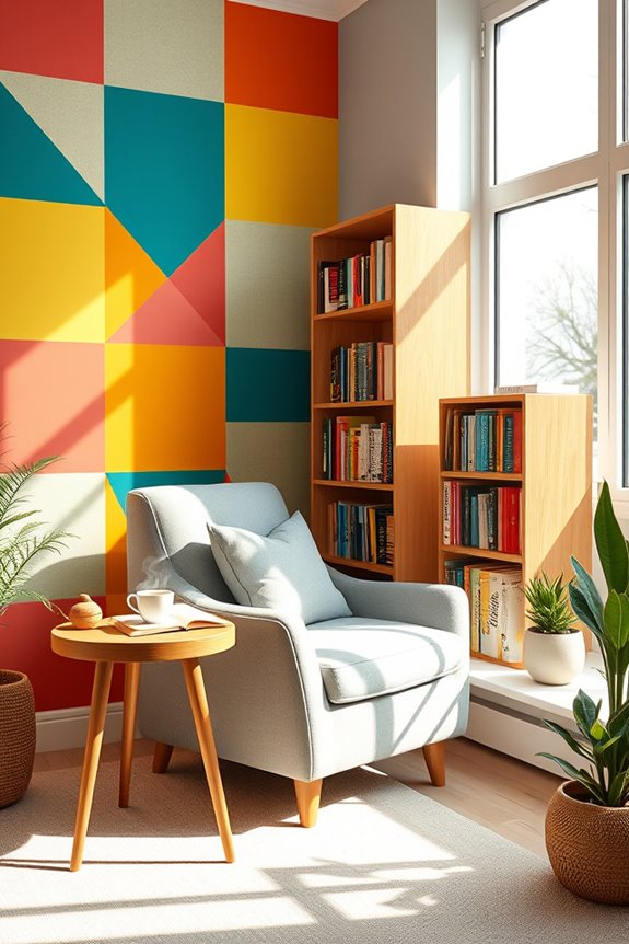 vibrant accent wall inspiration