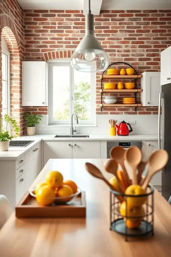 vibrant accents energize kitchens