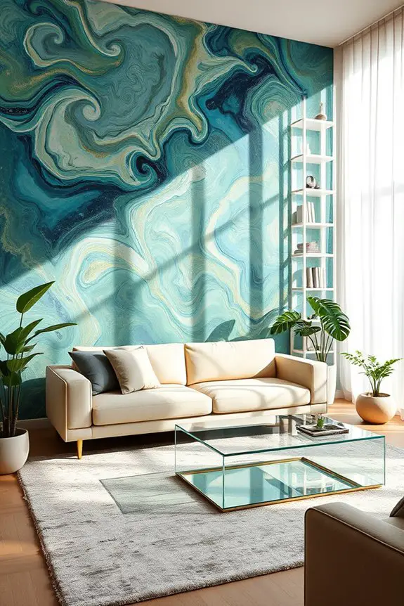vibrant artistic wall designs