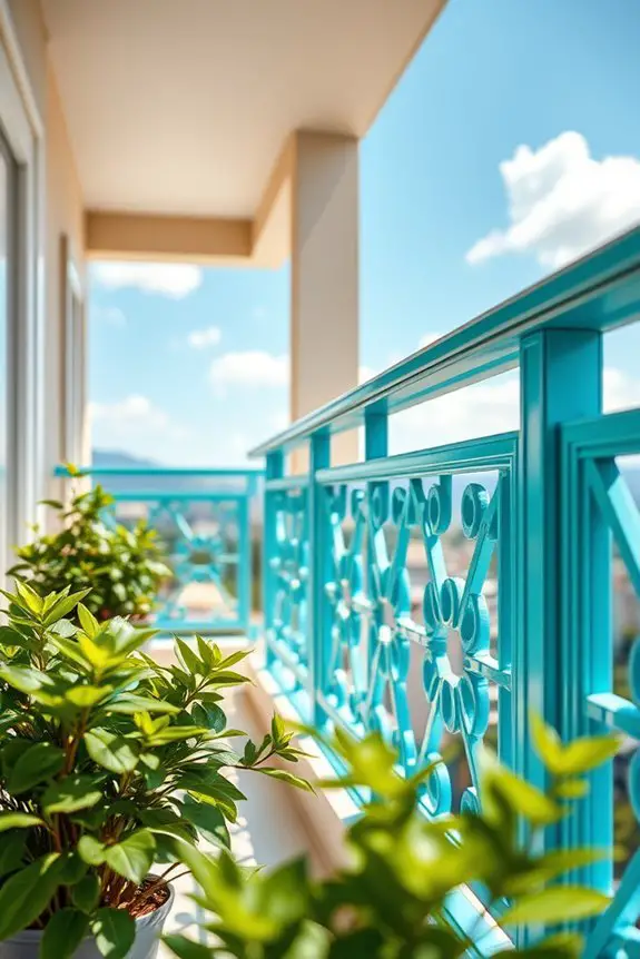 vibrant balcony color transformations