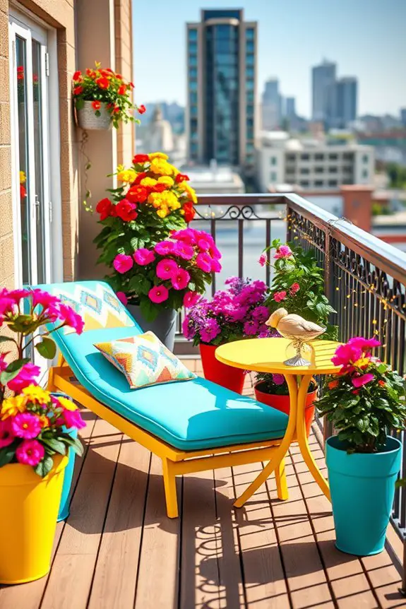 vibrant balcony game zone