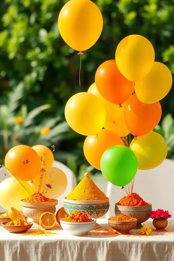 vibrant balloons for celebrations