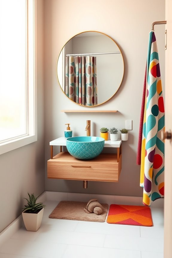 vibrant bathroom accessories uplift