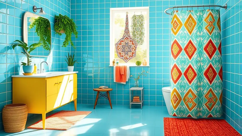 vibrant bathroom design inspiration