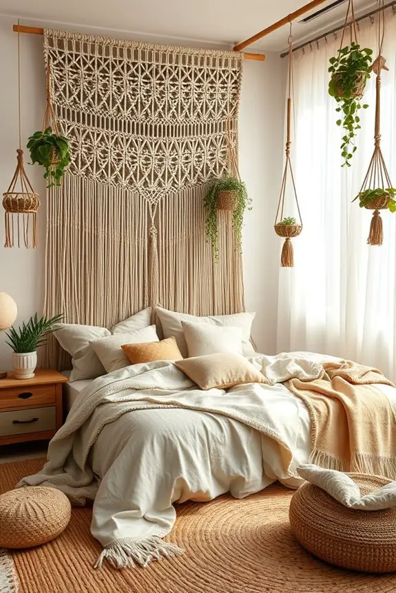 vibrant bohemian textile layering