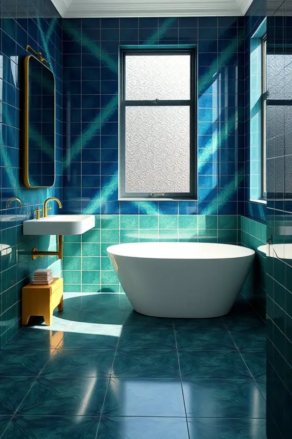 vibrant bold tile designs