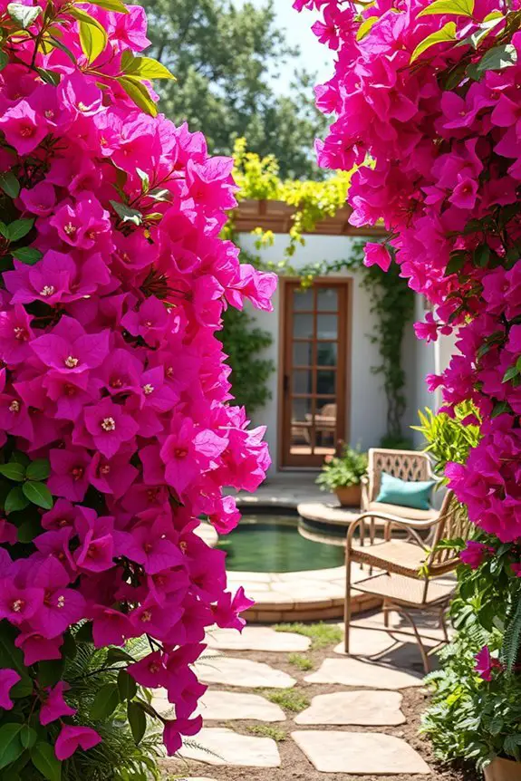 vibrant bougainvillea for outdoors