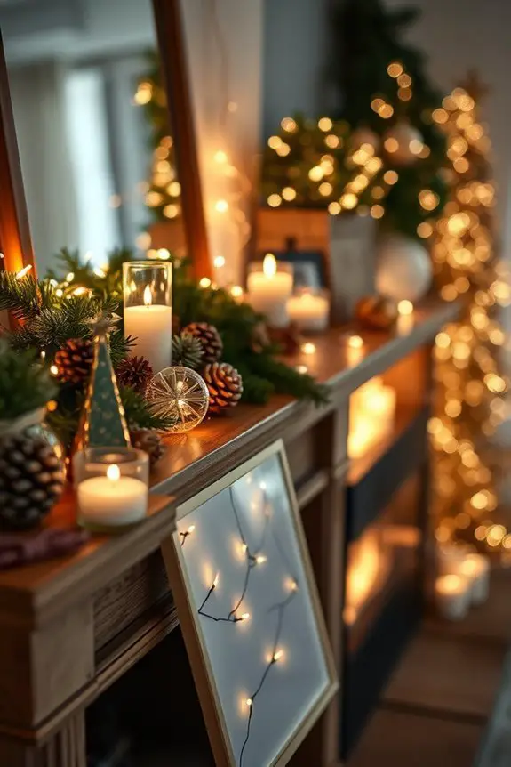 vibrant christmas light decor