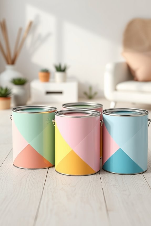 vibrant color blocked canisters
