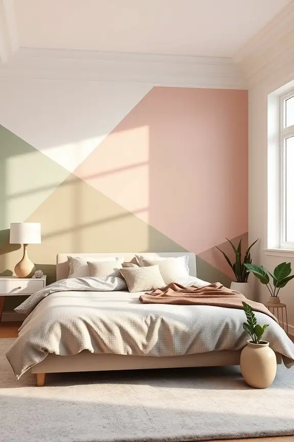 vibrant color blocking design