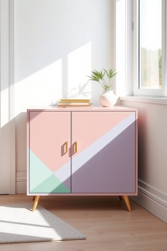 vibrant color blocking designs