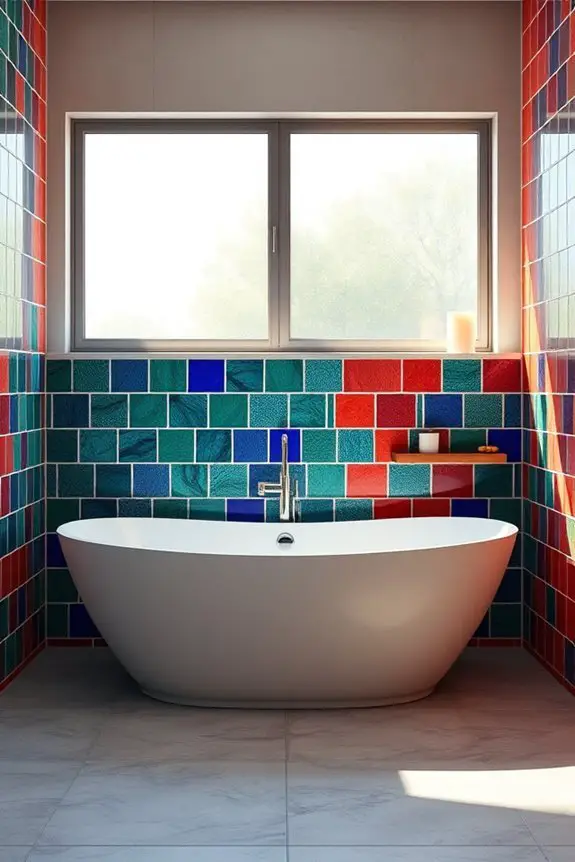 vibrant colored tile designs