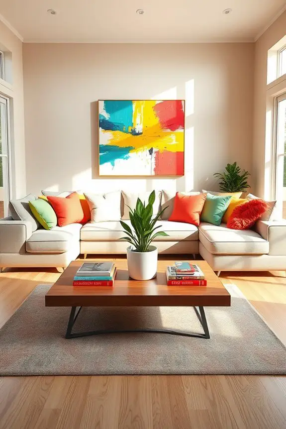 vibrant colorful home accents