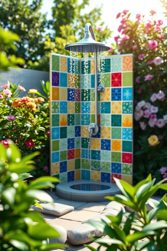 vibrant colorful tile sanctuary