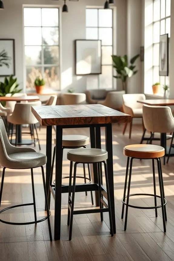 vibrant communal dining experience