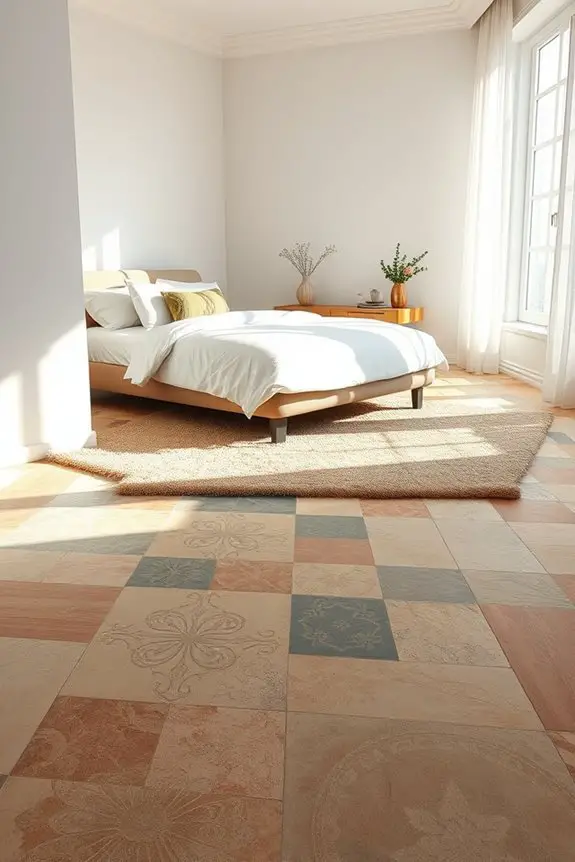 vibrant creative tile arrangements