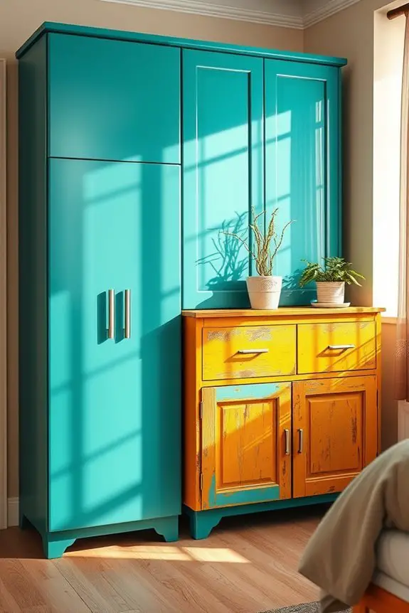 vibrant cupboard design ideas