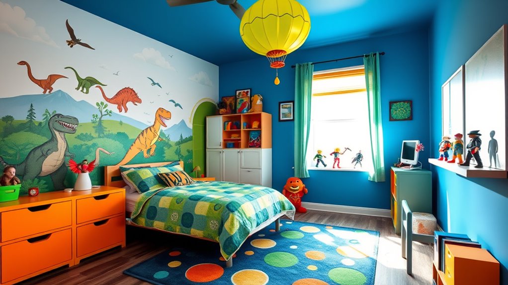 40 Colorful Boys Room Ideas for Fun & Energetic Spaces - Symboleo ...