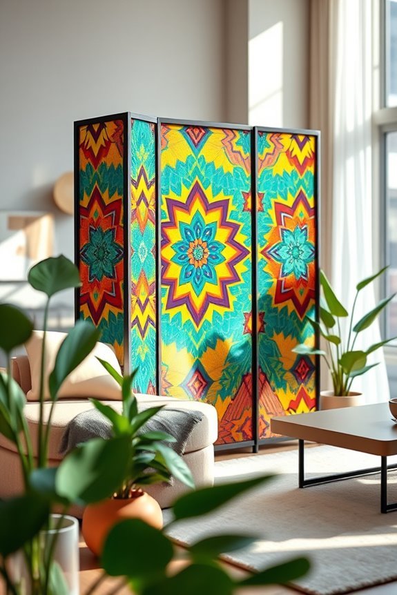 vibrant dividers for spaces